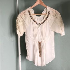 Anthropologie Peasant Blouse XS